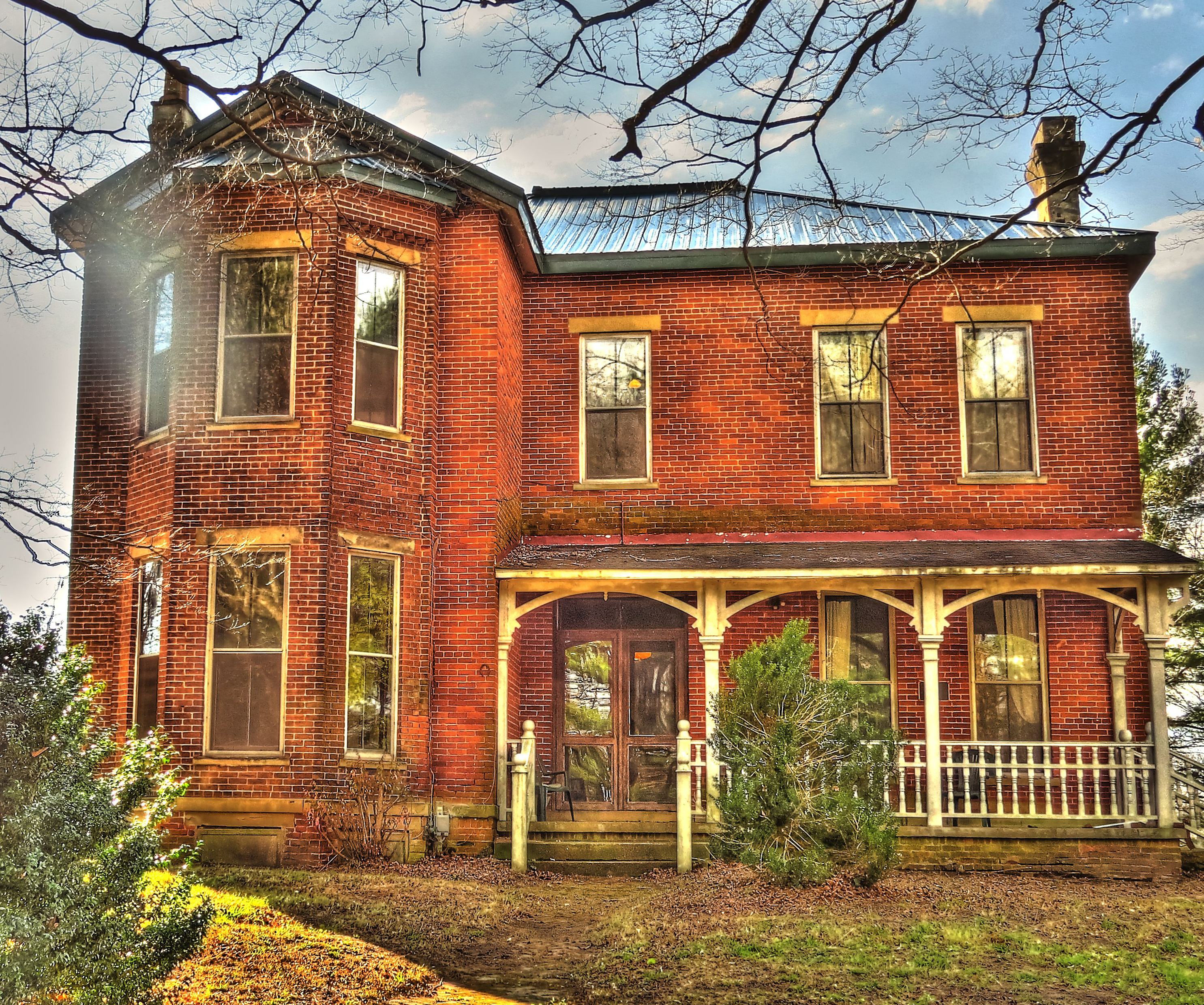 File:House at Highbank Farm in Ross County, Ohio ...