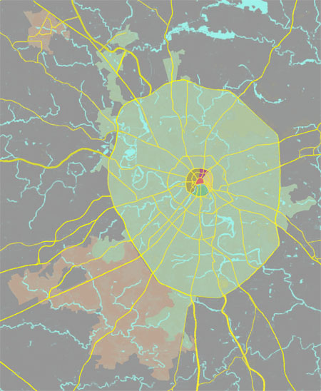 Map of Moscow