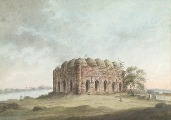 Mosque in the 15th century Bengal style by Sita Ram