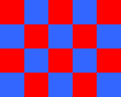 4 × 5 = 20. The large rectangle is made up of 20 squares, each 1 unit by 1 unit.