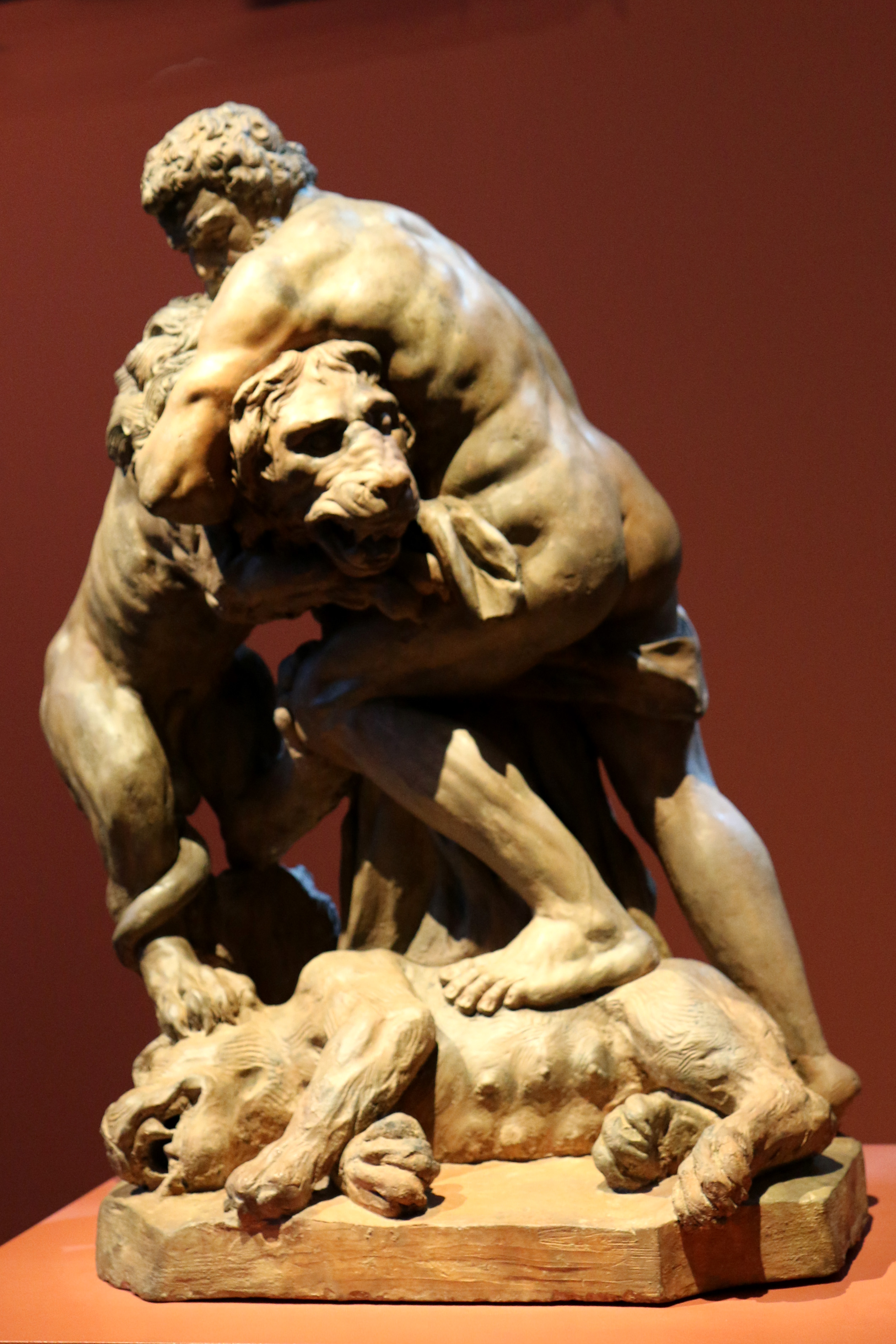 Heracles Lion Statue