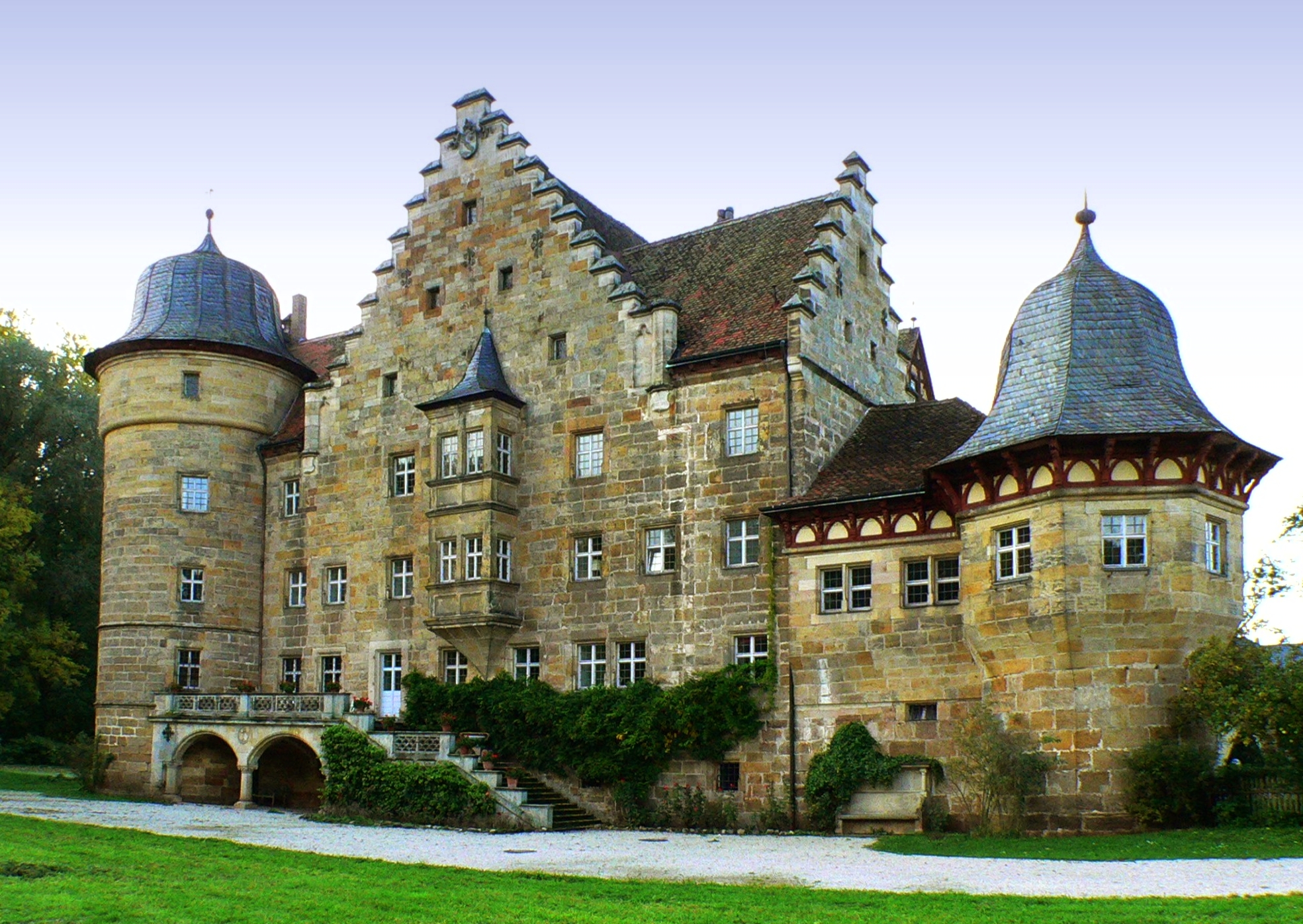 Schloss Eyrichshof bei Ebern (Bayern), Südansicht