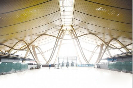 File:The steel structure of new Kunming airport.jpg