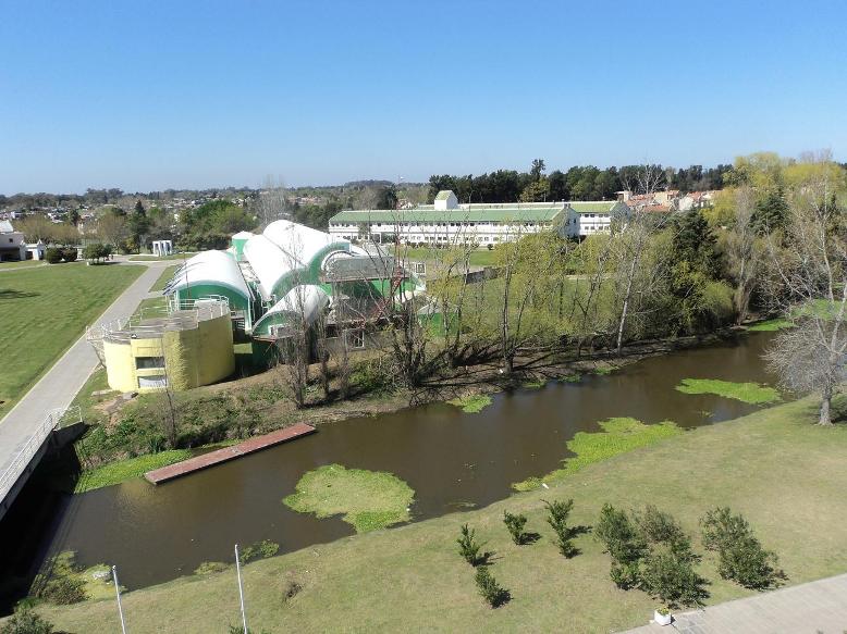 Aerial view of "Nuestra Sra del Pilar" campus