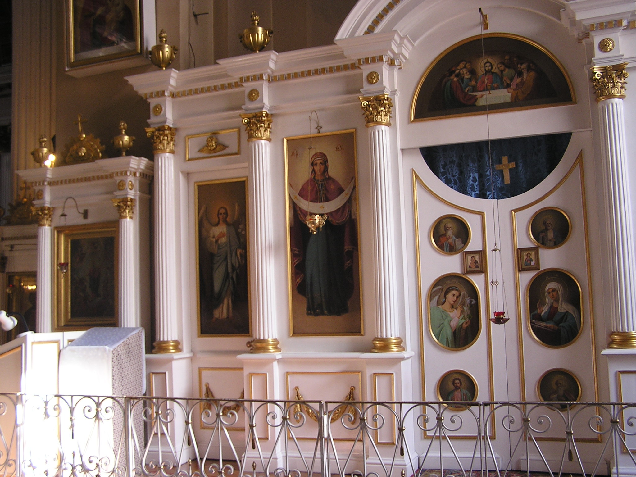 Иконостас Троицкий собор александронесвкой Лавры
