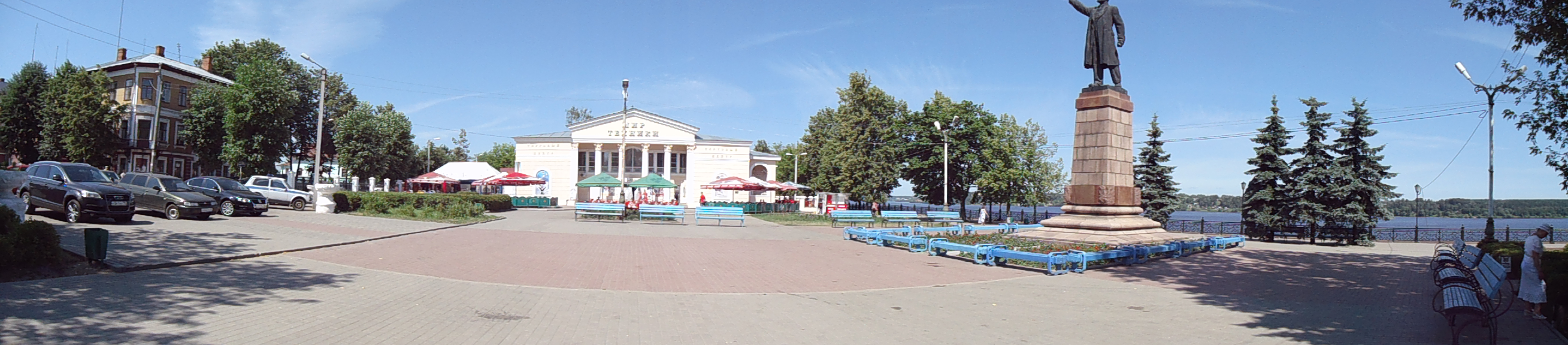 Кинешма памятник Ленину на площади