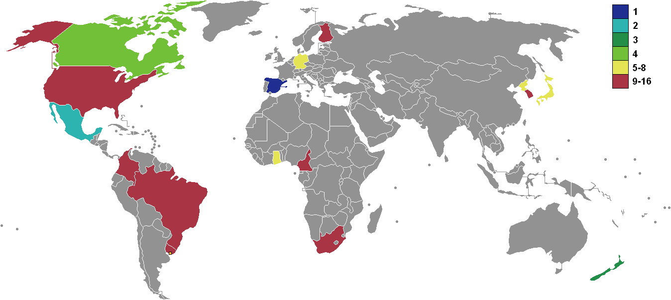 Карта cup. World Cup Map.