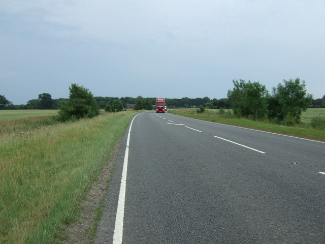 File:A134 Stoke Ferry by-pass - geograph.org.uk - 4555775.jpg