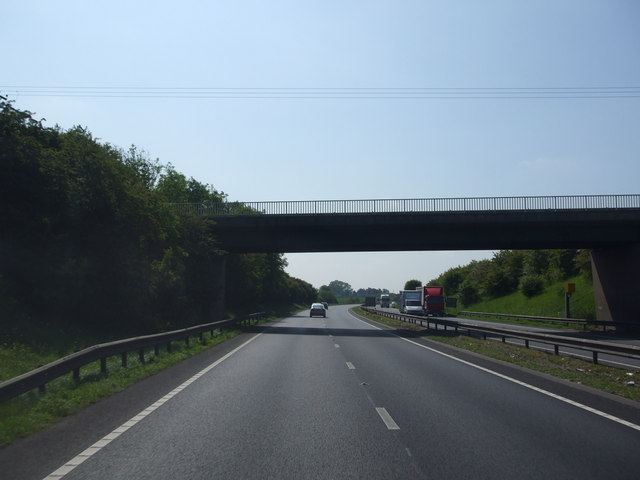 File:A1 Southbound Priestgate flyover - geograph.org.uk - 1327175.jpg