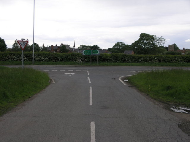 File:A52 and Sedgebrook - geograph.org.uk - 178562.jpg