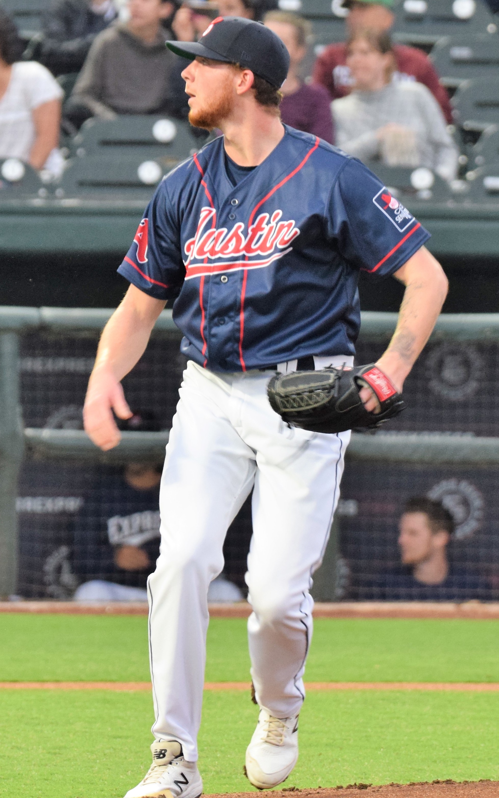 White Sox pitcher A.J. Alexy works out during a spring training