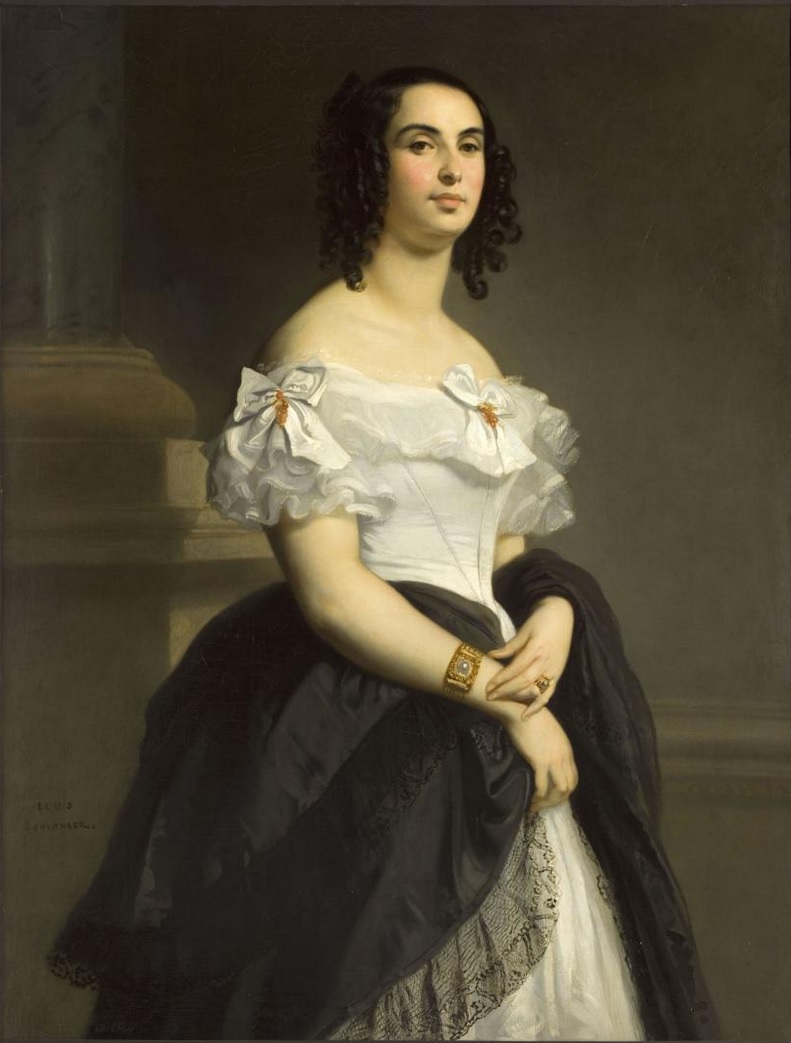 Stunning Image of Adele Foucher in 1839 