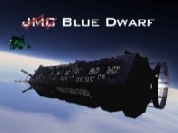 Blue Dwarf logo.