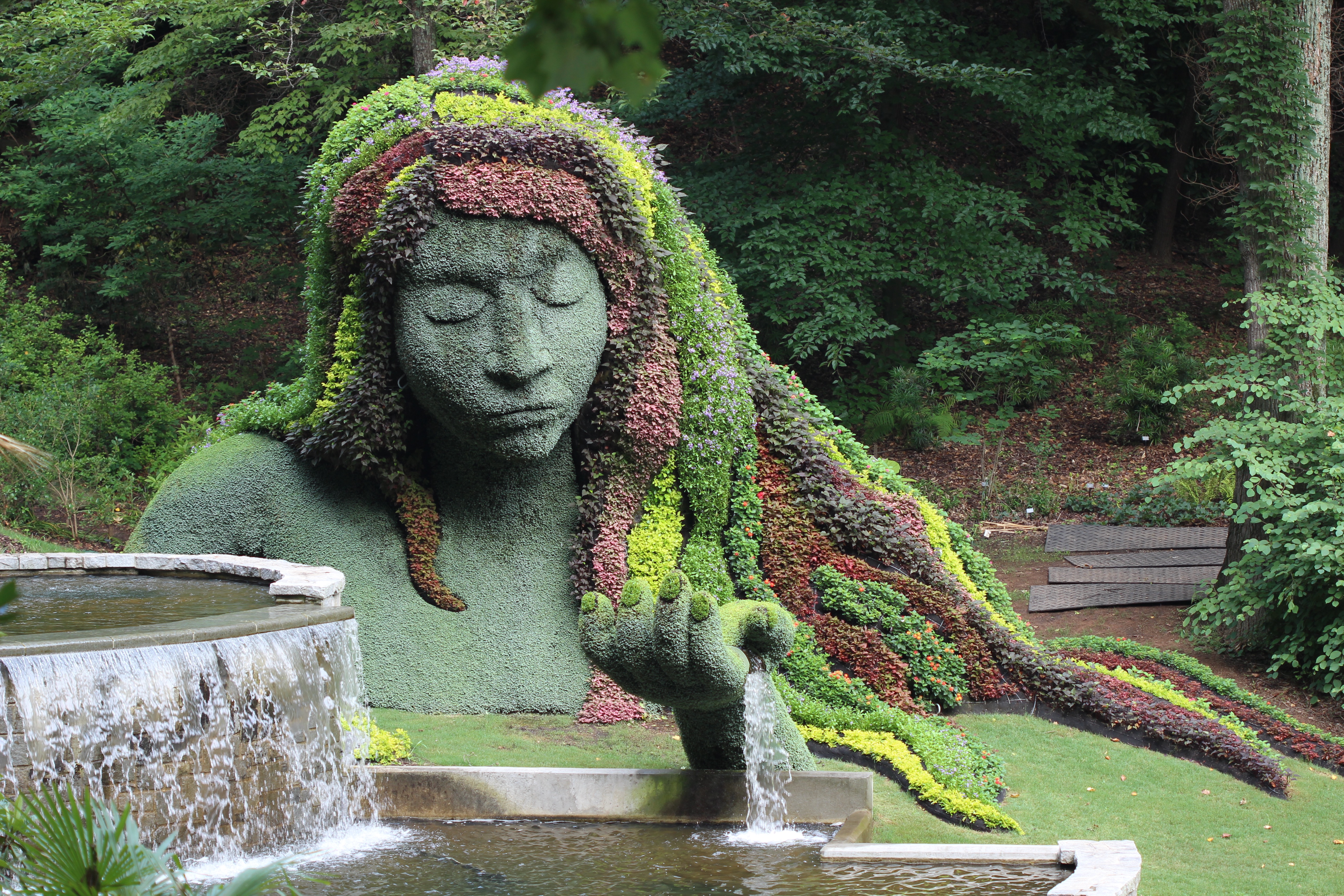 File Earth Goddess Sculpture Atlanta Botanical Gardens Jpg