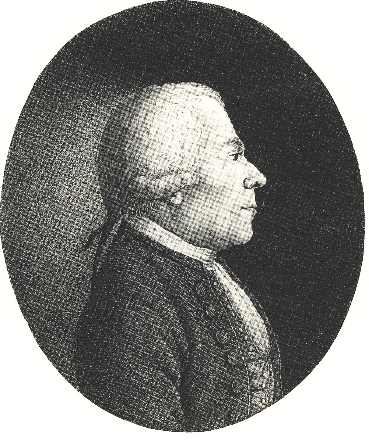 Copper engraving of Baldinger by Konrad Westermeyer