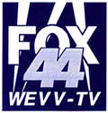 WEVV logo used from 1992 to 1995, as a Fox affiliate.