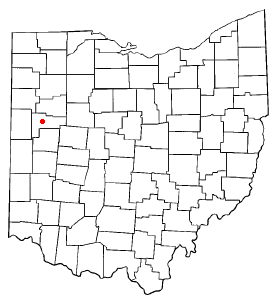 Location of Moulton, Ohio OHMap-doton-Moulton.PNG