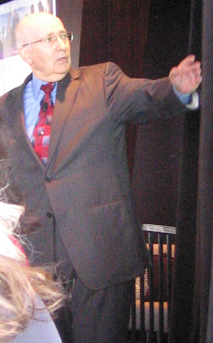 Philip Kotler tijdens een presentatie in juni 2007