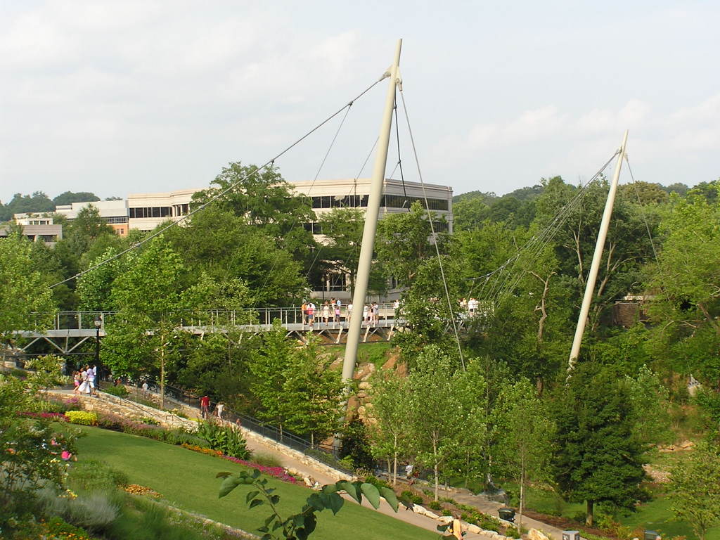 Photo of Liberty Bridge at Falls Park on the Reedy