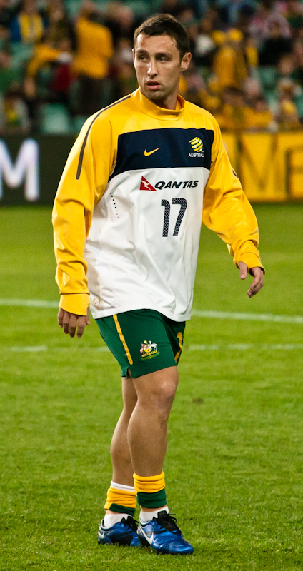 McDonald with [[Australia men's national soccer team|Australia]] in 2010