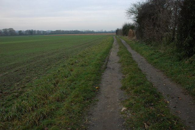 File:Track and footpath, Fladbury - geograph.org.uk - 1068519.jpg