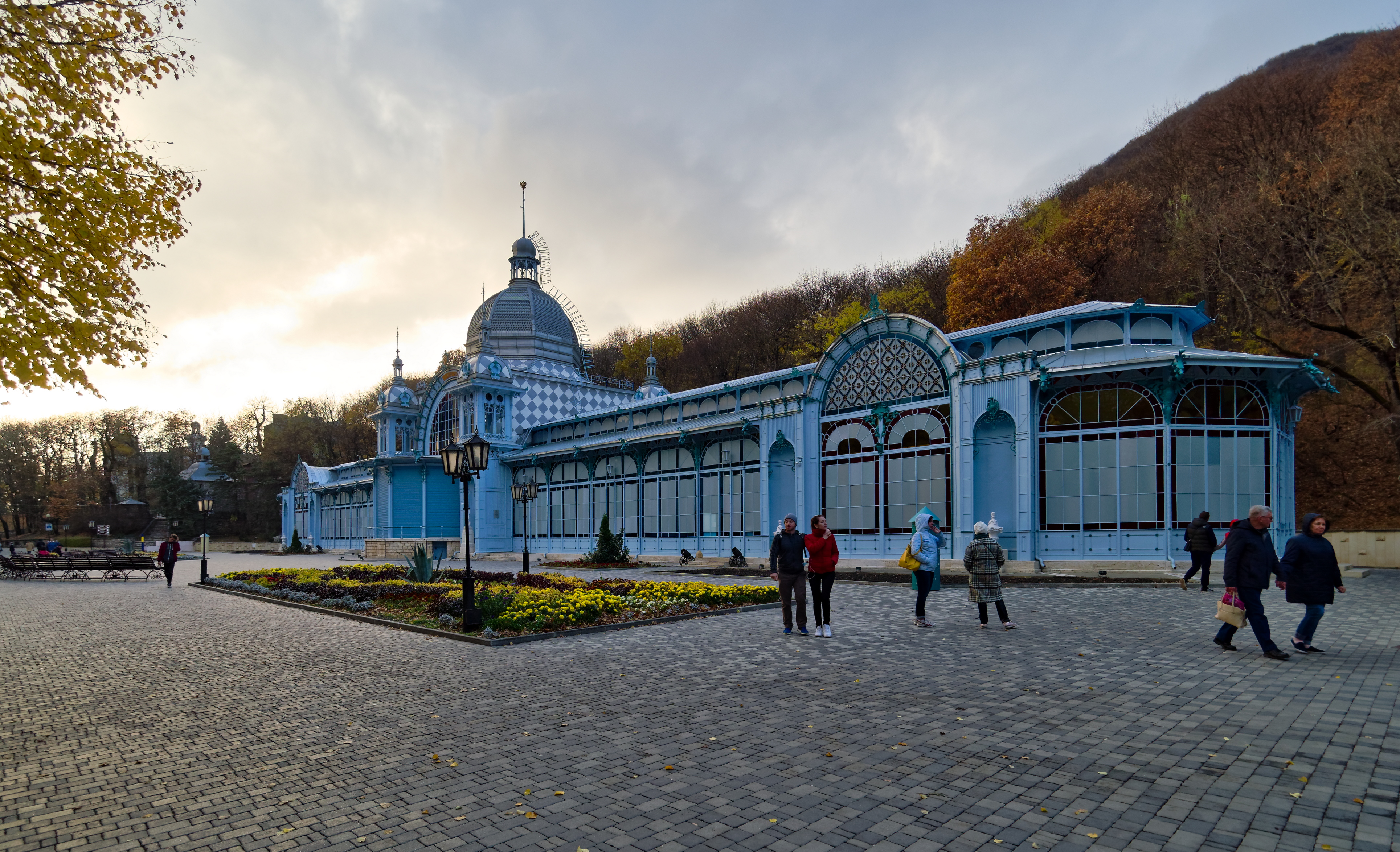 Железноводск Пушкинская галерея зимой