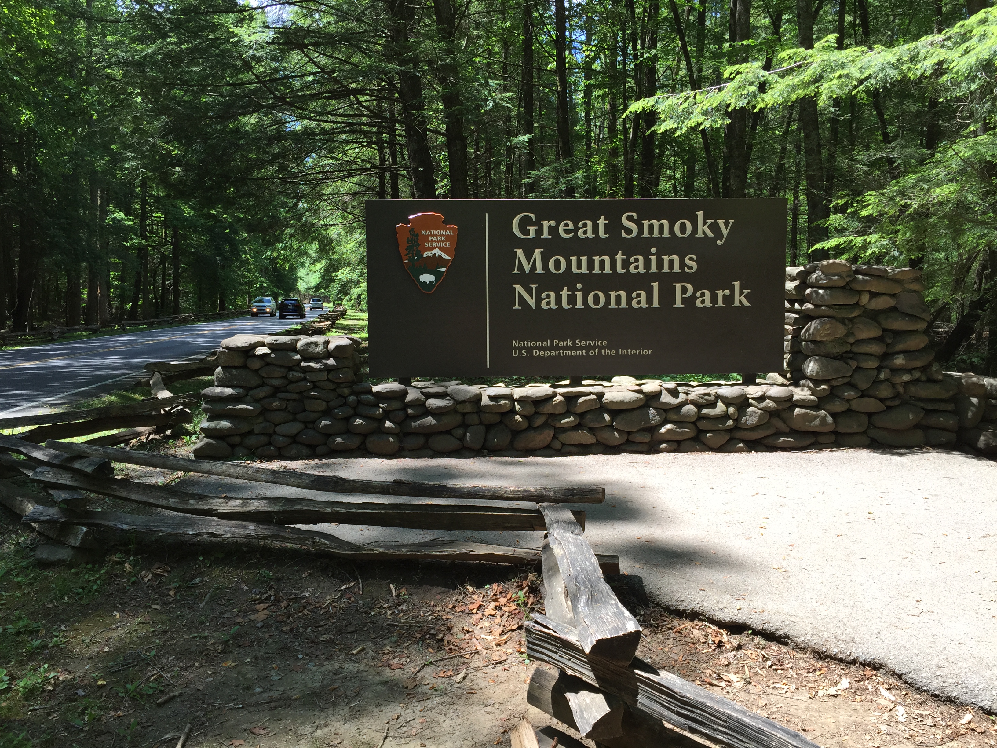 Great Smoky Mountains sign