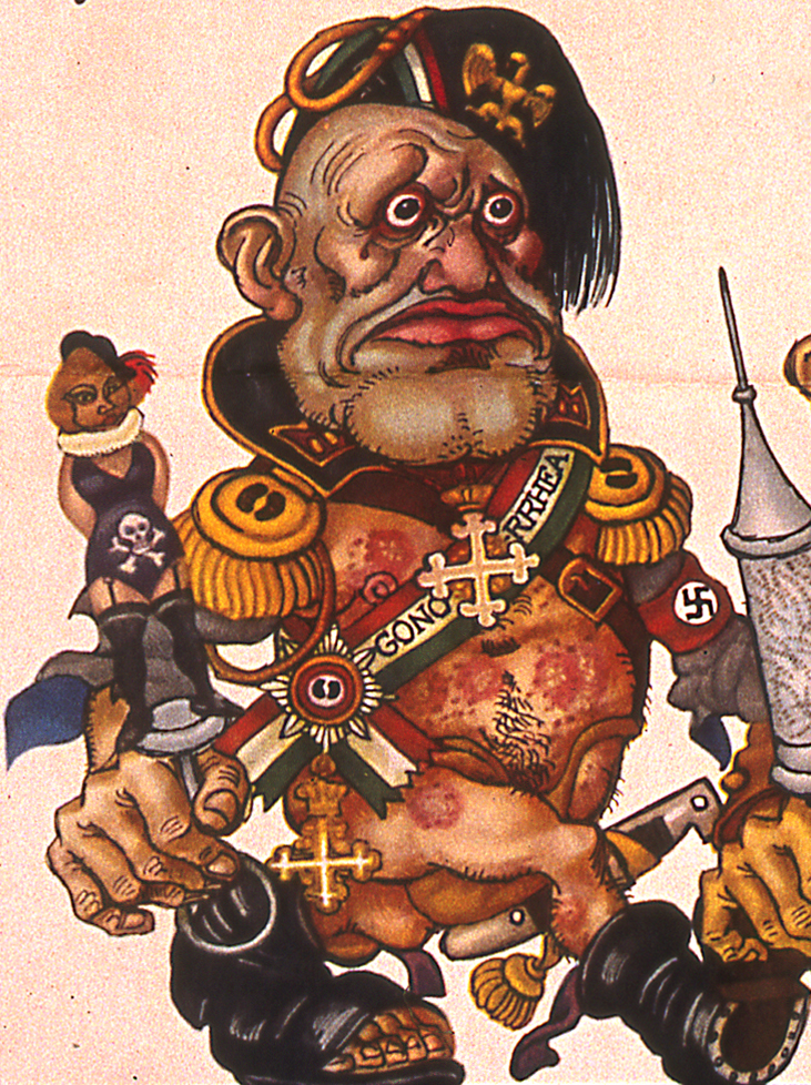File:1938 caricature of Benito Mussolini and Adolf Hitler.jpg - Wikimedia  Commons