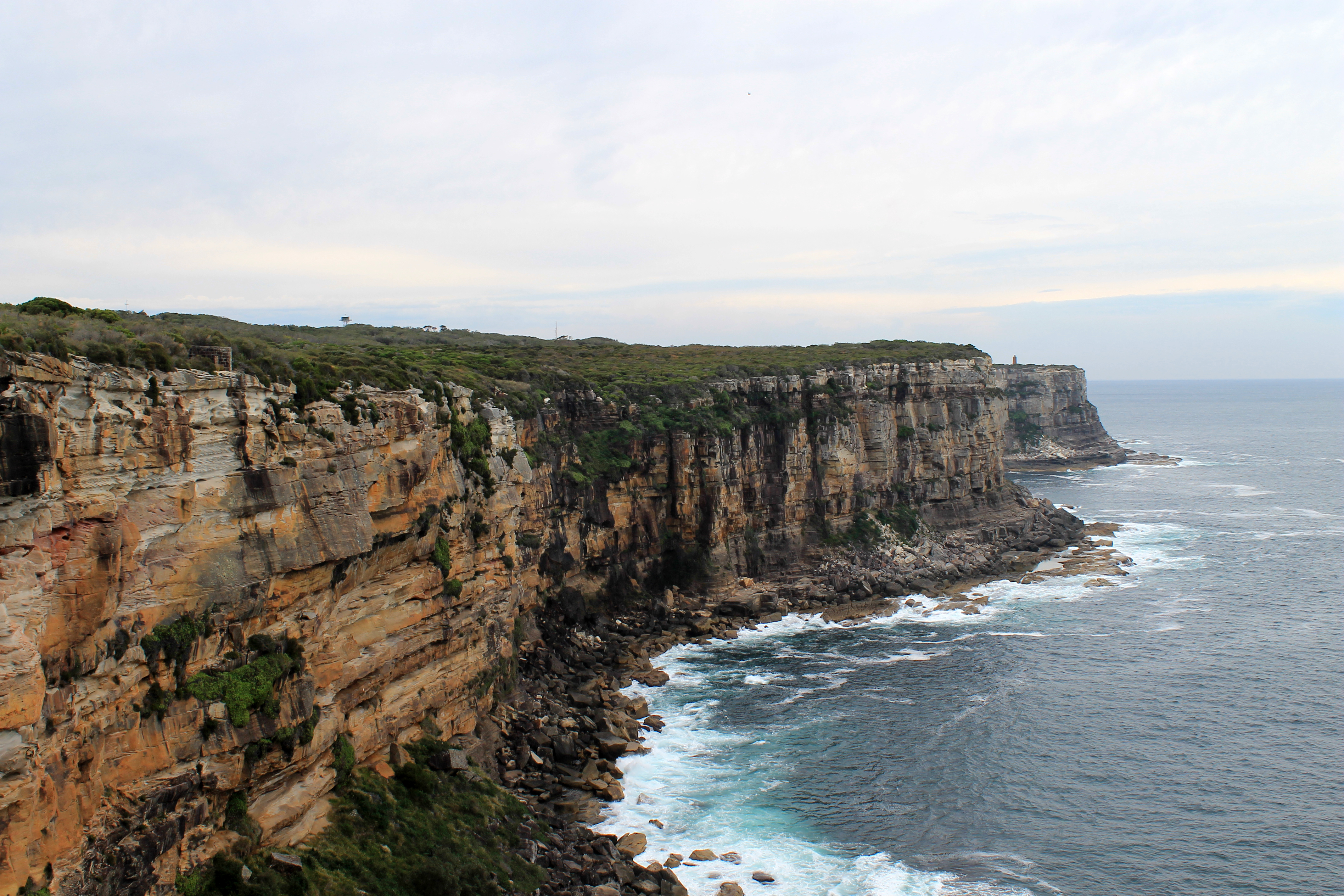 Cliffs in Sydney NSW - Cliffs at North Head (8405489458).jpg