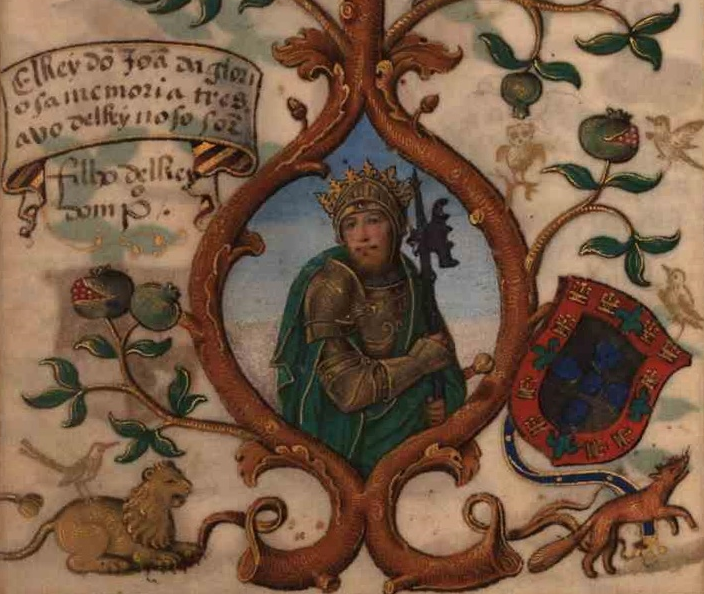 File:D. João I, Rei de Portugal (1357-1433) - Genealogia de D. Manuel Pereira, 3.º conde da Feira (1534), redux.png