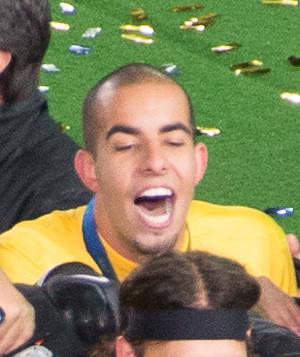 Danilo Fernandes celebrate with [[Sport Club Corinthians Paulista|Corinthians]] after winning the [[2012 FIFA Club World Cup Final]]