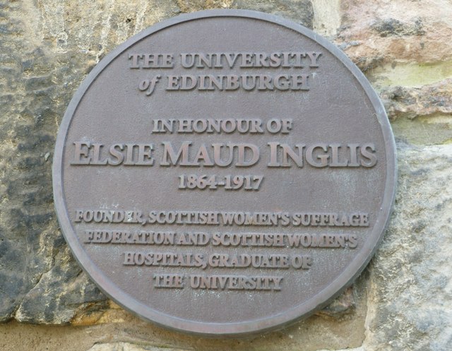 File:Elsie Inglis Plaque, Surgeons' Square (geograph 2523015).jpg