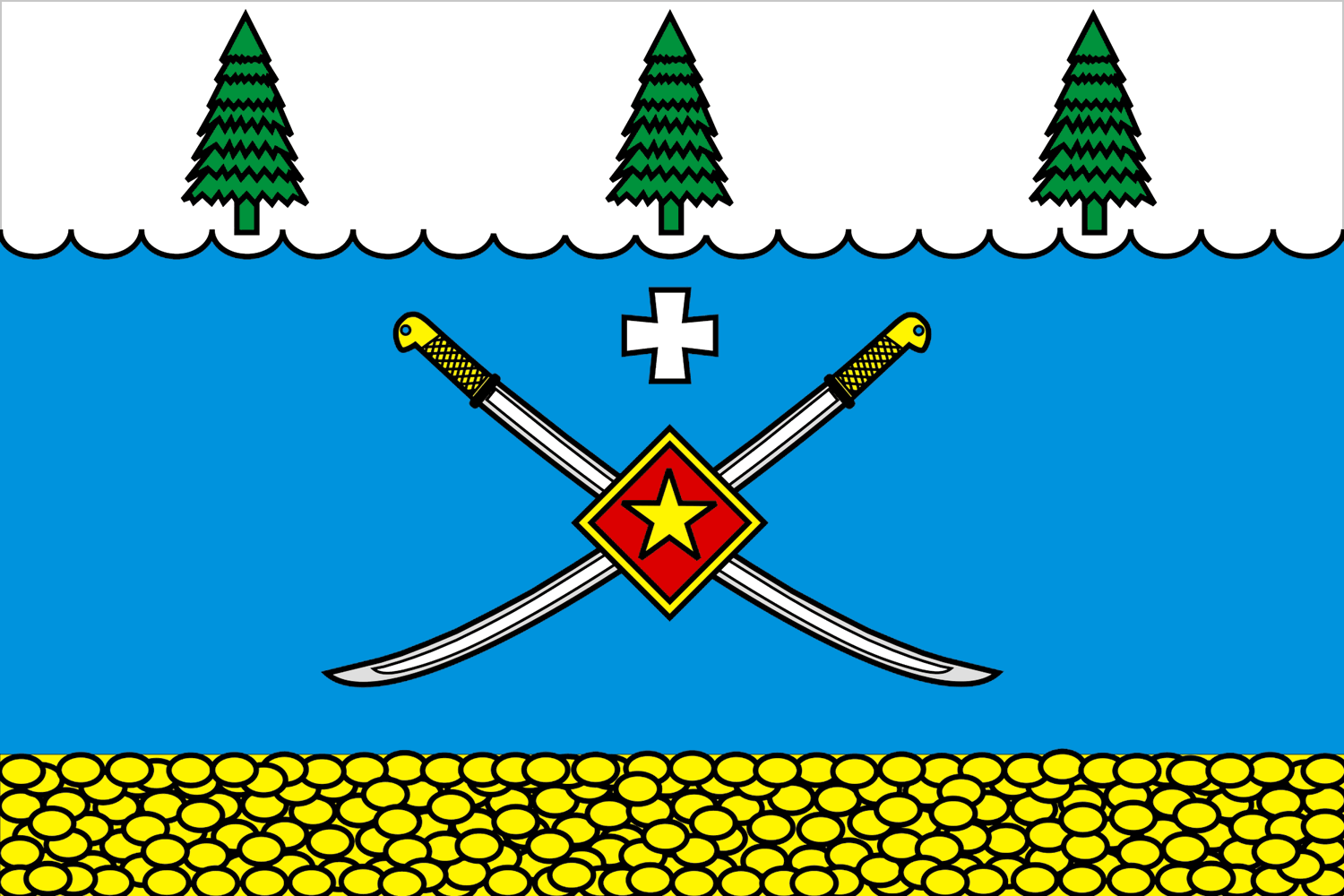 Флаг Галичного сельского поселения