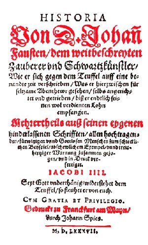 <span class="mw-page-title-main">Historia von D. Johann Fausten (chapbook)</span>