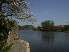 Naab River in Germany