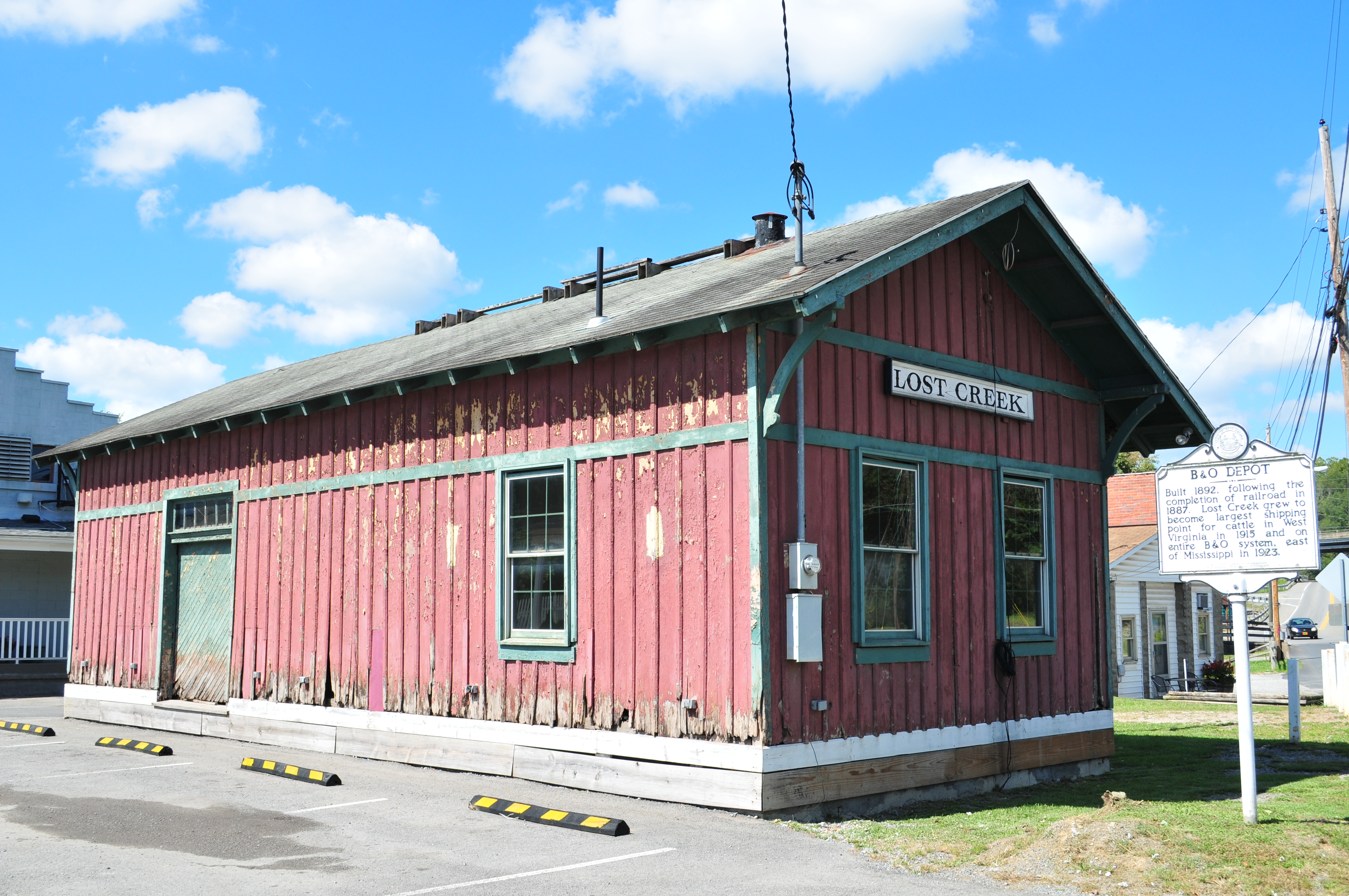 Photo of Lost Creek Baltimore and Ohio Railroad Depot