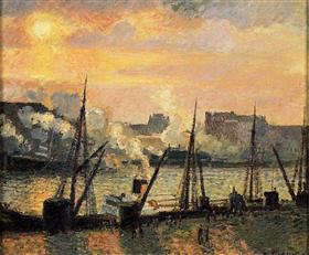 File:Pissarro - quay-in-rouen-sunset-1896.jpg