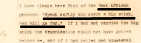 The letter in which Roosevelt first used his now-famous phrase