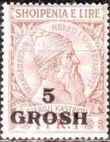File:Stamp of Albania - 1914 - Colnect 335835 - Skanderbeg issue overprinted with Turkish Value.jpeg