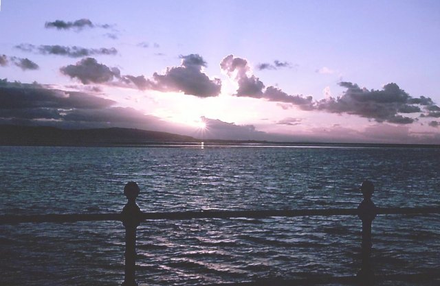 File:Sunset over the Marine Lake, West Kirby.jpg