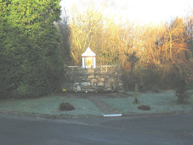 File:Wayside shrine of the Matka Boska Czestochowska - geograph.org.uk - 637123.jpg