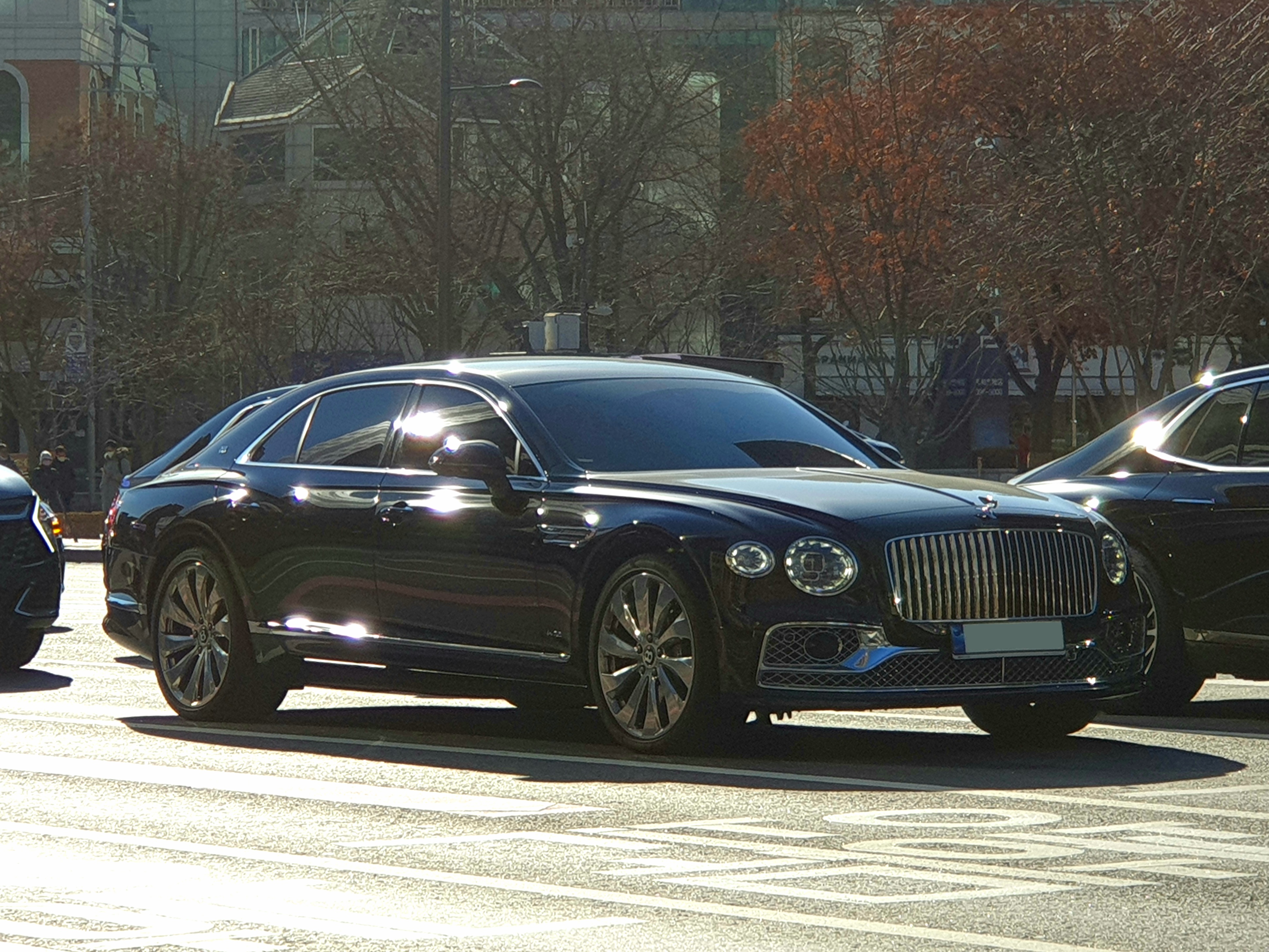 Bentley Flying Spur авария