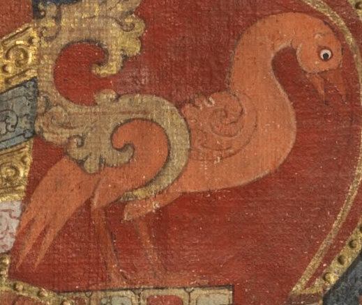 File:Bird from 14th-century Tibetan thangka.jpg