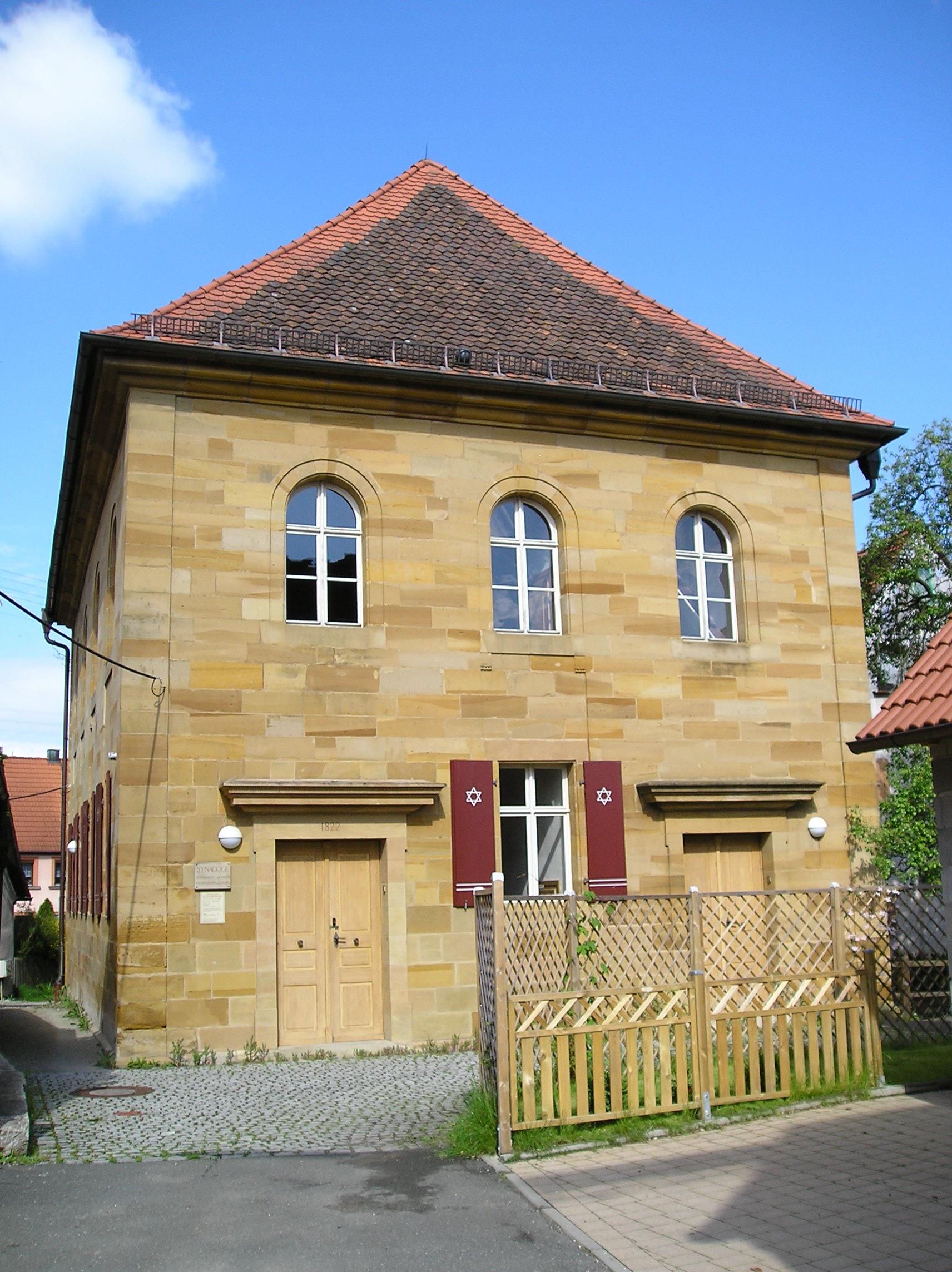 Synagogue of Ermreuth, a village belonging to Neunkirchen am Brand, Bavaria. Germany.