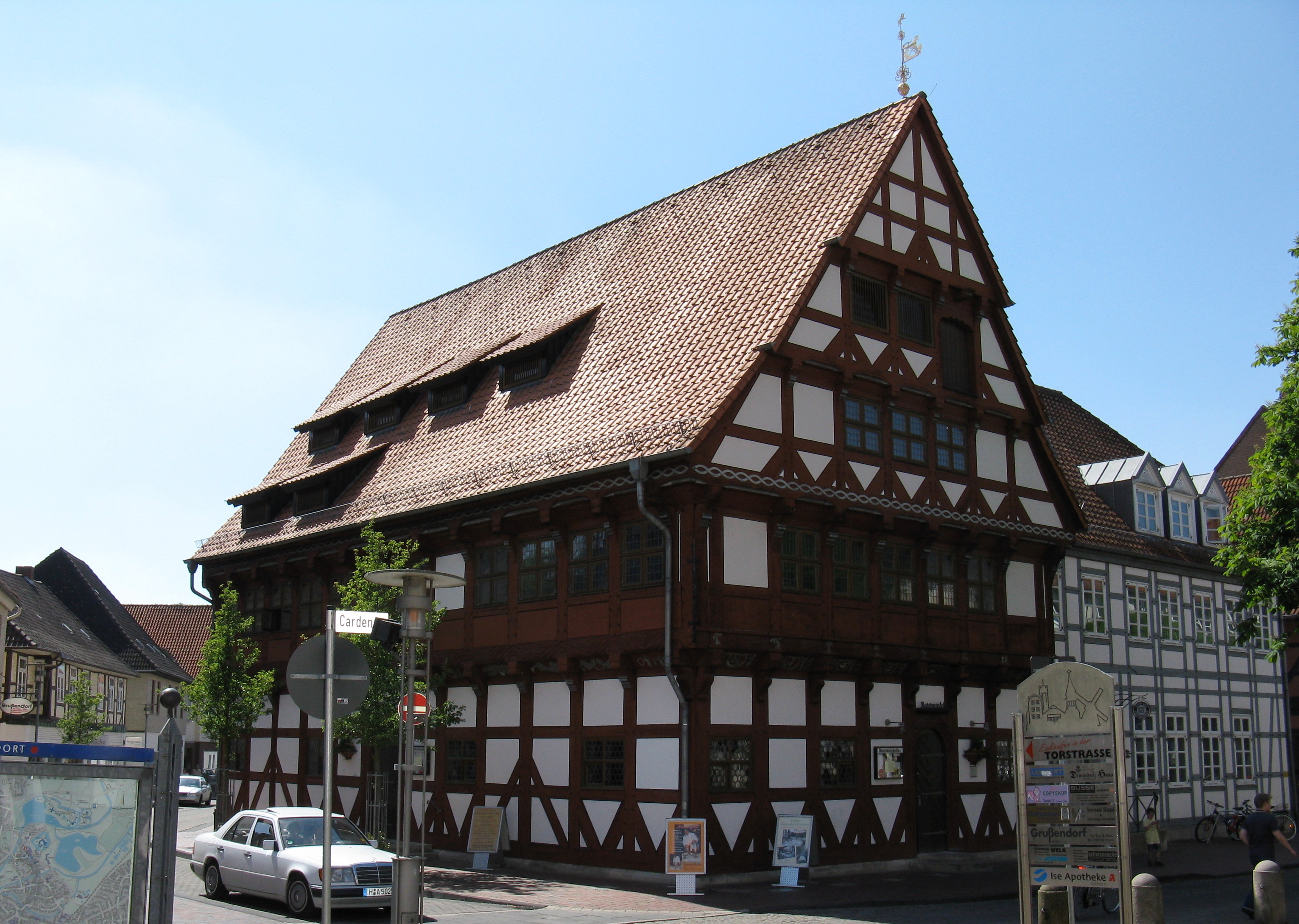 Old town hall in Gifhorn (Lower Saxony, Germany)