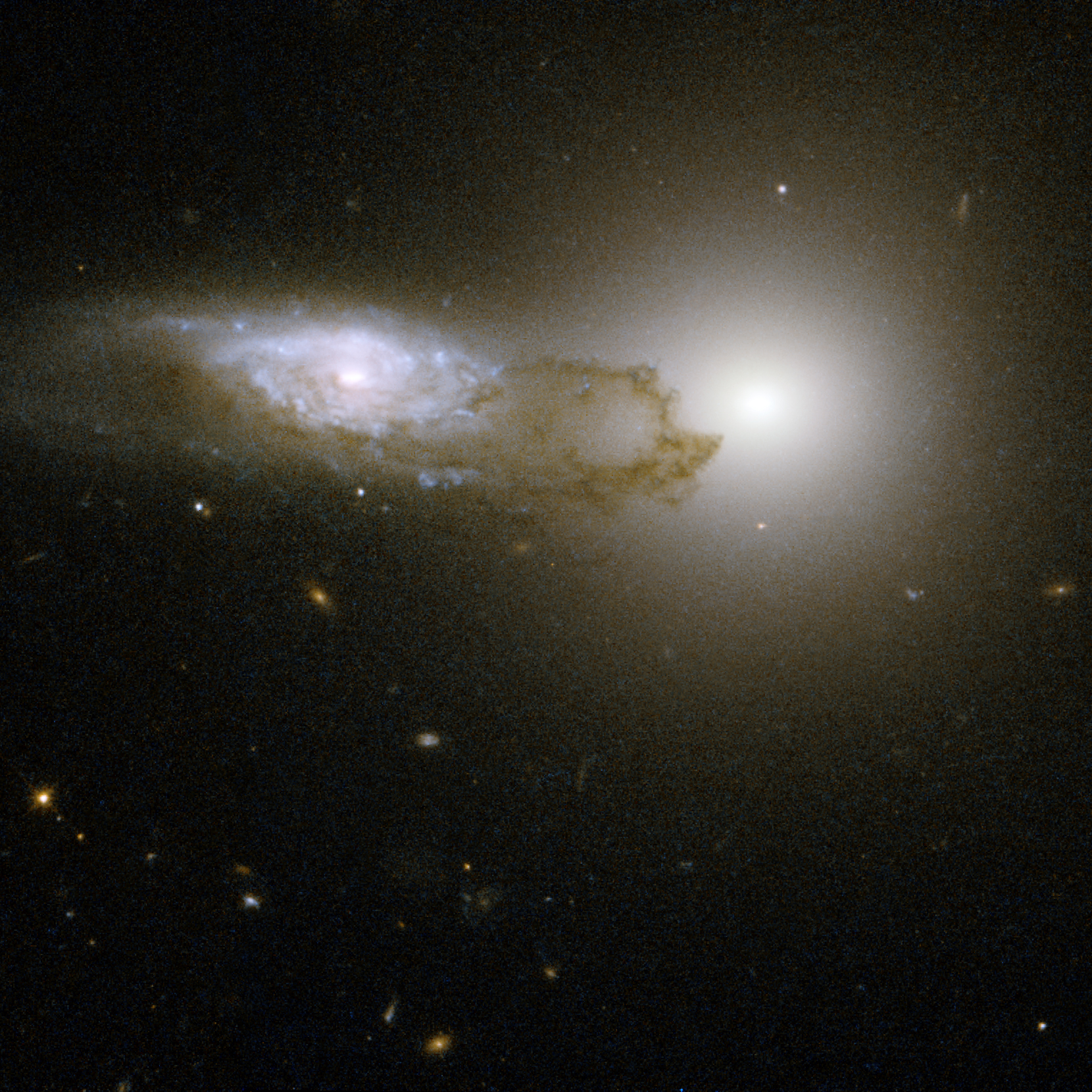 hubble interacting galaxies