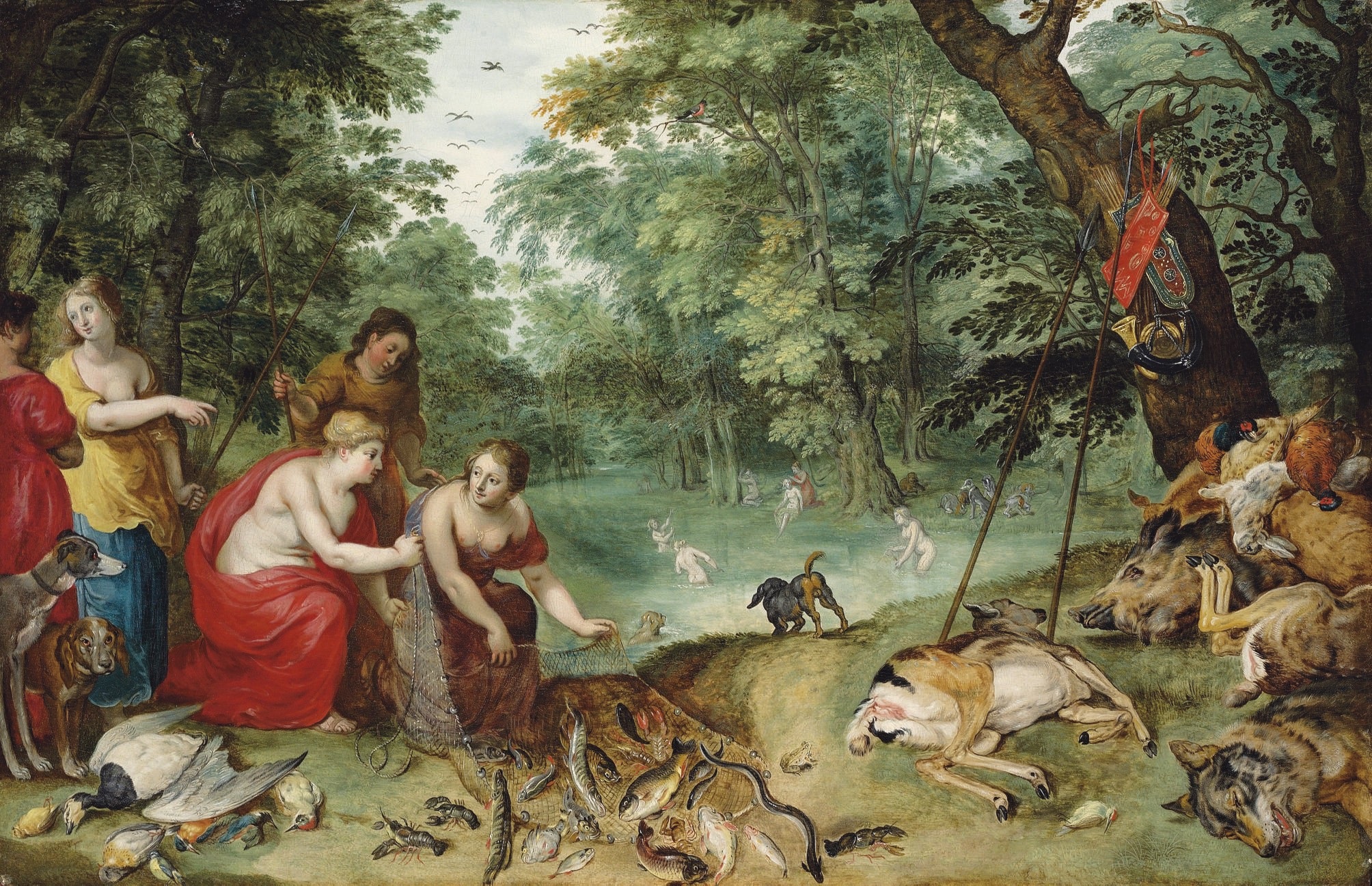 An Allegory of Water and Earth Premium Giclée Print of Jan Brueghel the Younger Museum Quality Painting.