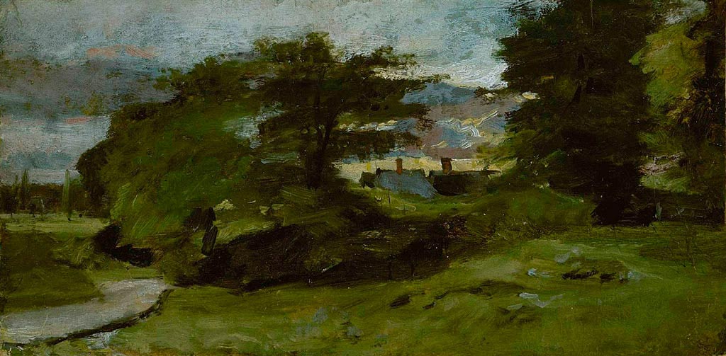 Agenda artistique quotidien ! Landscape_with_Cottages_1809-10_John_Constable