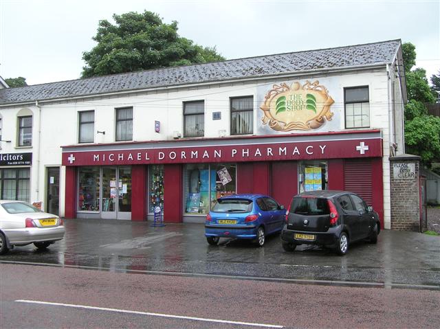 File:Michael Dorman Pharmacy, Coalisland - geograph.org.uk - 1413534.jpg