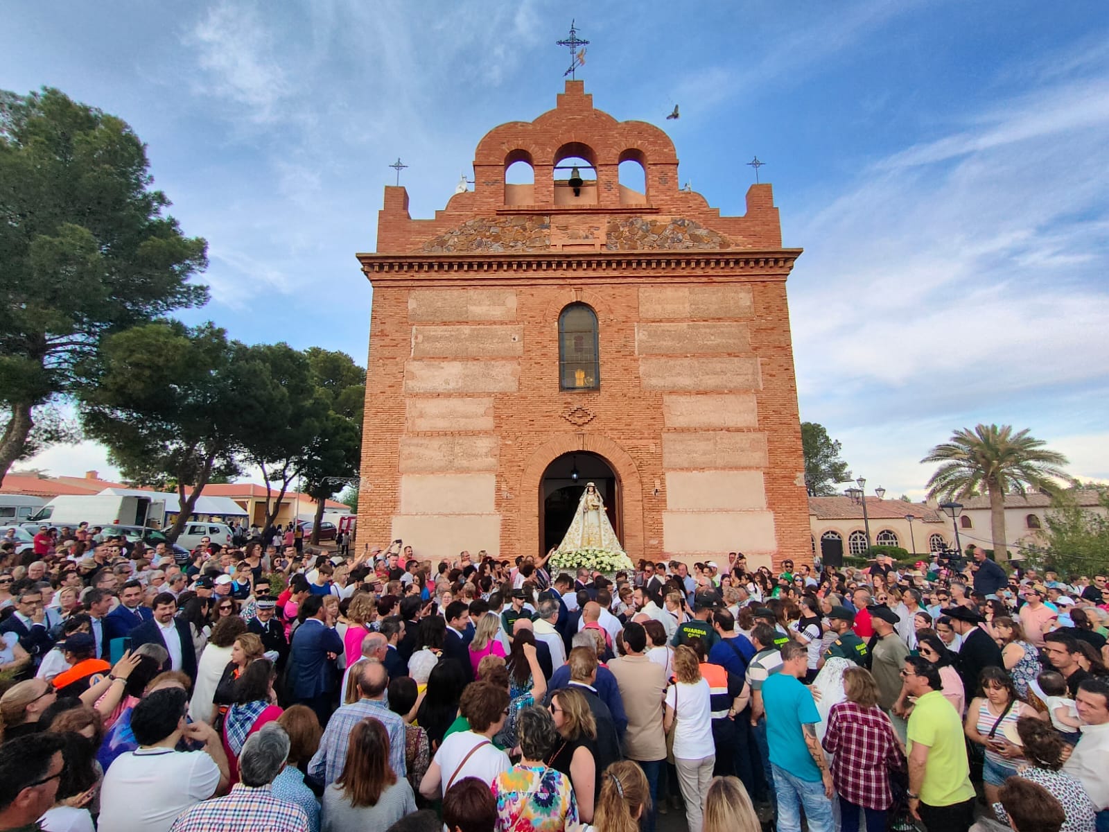 Programa de cultos en honor a la Virgen del Monte en la romería del año 2023